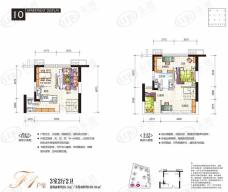 合能枫丹铂麓高层户型户型图