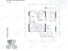 海伦堡海伦印象D座01户型户型图