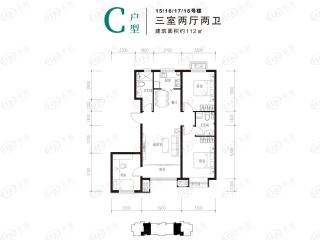 荣盛御府G户型户型图