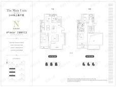 融侨中原城3室2厅3卫户型图