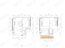 世茂凯隆城65㎡奢阔LOFT 超越想象户型图