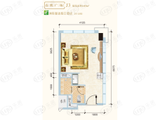 春熙广场公寓J3户型户型图