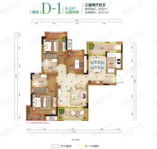 逸合山语城D-1户型图