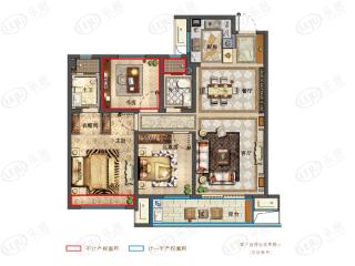 泰州恒大华府G1户型户型图