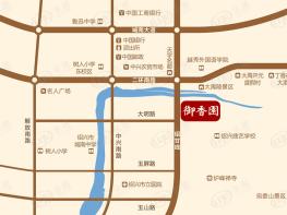 御香园位置交通图
