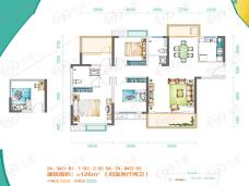 中建悦和城4室2厅2卫户型图