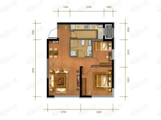 旭辉新城光明路8号G户型户型图