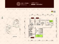 九州十里锦城3室2厅2卫户型图