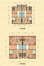 帕佳图玥湖半岛双拼别墅户型图户型图