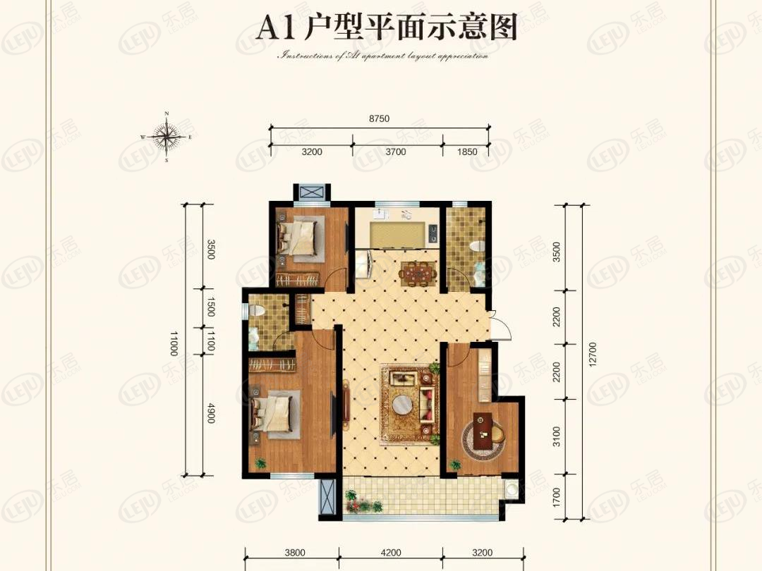 项目介绍| 周村金鼎玺苑主力户型为139.52~162.71㎡