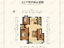 金鼎玺苑3室2厅2卫户型图