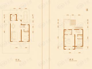 盛和嘉园Ⅰ-E户型户型图