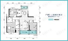 幸福考拉7893室2厅2卫户型图