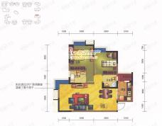 西岸观邸G型户型图