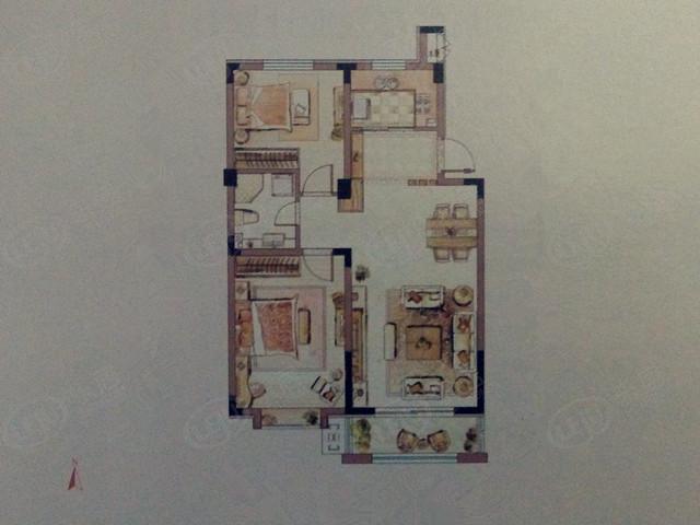 上峰景城户型图曝光 户型面积27.24~113㎡ 起价约3600元/㎡