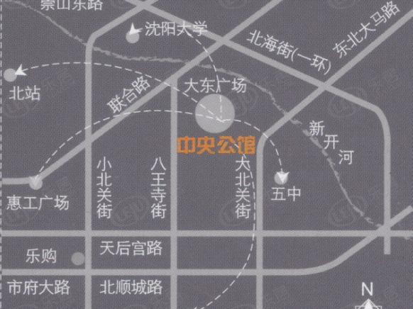 位置交通图