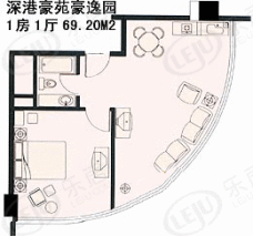 深港豪苑户型图