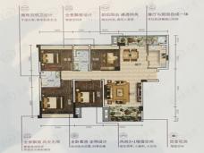 缤纷汇广场4室2厅2卫户型图