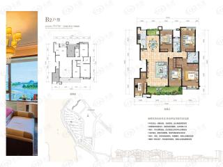 鑫隆公园大地金桂府22#B2户型户型图