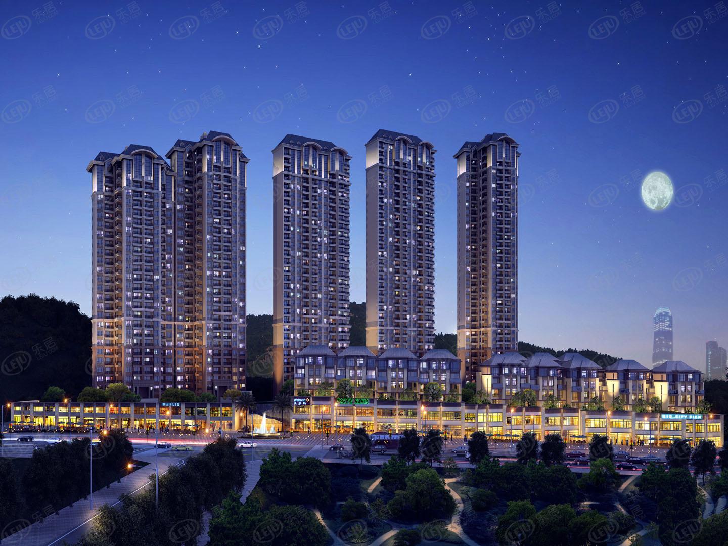 龙丰、上排、红花湖雅居乐御宾府住宅，商铺热销中 户型面积94~151㎡