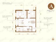 枫悦园2室2厅1卫户型图