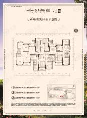 恒大御景半岛4室2厅2卫户型图