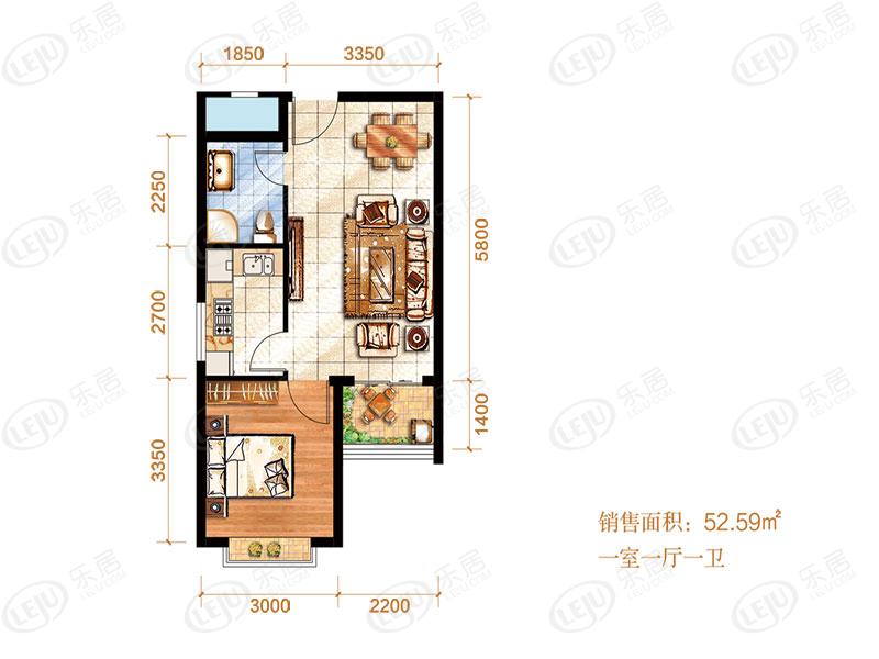 桃城区温莎花园正在出售中 户型面积52.59~137.32㎡