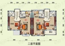 碧桂园山河城G11-C第二层5室2厅4卫1厨户型图