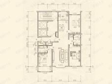 学府领地3室2厅2卫户型图