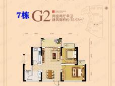 半山首府7栋G2户型户型图