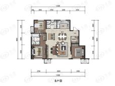 融创盛京宸院3室2厅2卫户型图