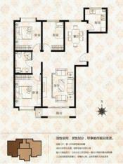 怡景萃华林二期户型面积116.75平米户型图