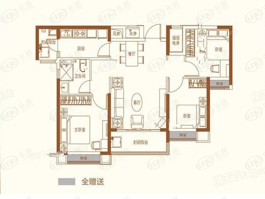 安康恒大未来城户型曝光 户型面积103~231㎡