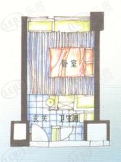金成·闲林山水房型: 一房;  面积段: 
户型图