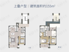 海信积米湾3室2厅2卫户型图