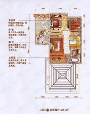 翔凤山水国际二期二层-联排别墅-354.88平方米户型图