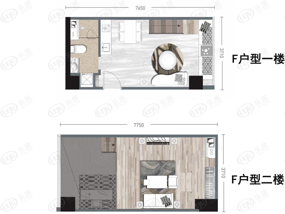 星悦时光公寓,商业户型图公布 起价约15000元/㎡