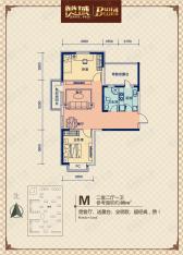 丽水金阳2室2厅1卫户型图