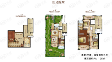 腾飞·洪河富贵4室2厅3卫户型图