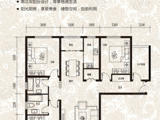 恒大·翡翠华庭A户型户型图