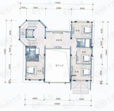 鼎湖御品A户型二层户型图