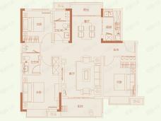 阳光城丽景湾3室2厅2卫户型图