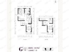 晓园5室2厅3卫户型图