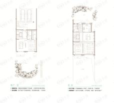 世茂铜雀台别墅风A2户型图