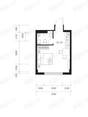 大商旺街1室1厅1卫户型图