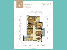 三利麓山城4室2厅2卫户型图