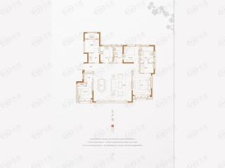 融信津南府洋房E户型户型图