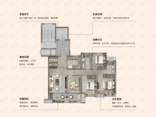 德诚云禧B3户型云樾观辰户型图