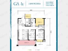 湖泉湾二号溪湖十里GA-1户型图