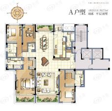 泊璟廷璟系 平层别墅 A户型户型图